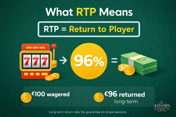 RTP slot return to player infographic
