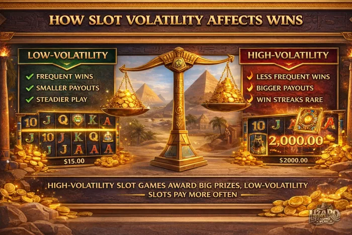Slot volatility comparison frequent wins vs big payouts