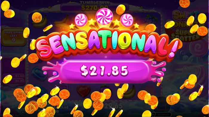 Sweet Bonanza Super Scatter big win screen