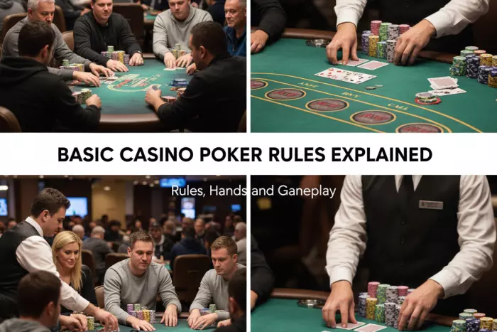 Casino poker games rules hands gameplay guide