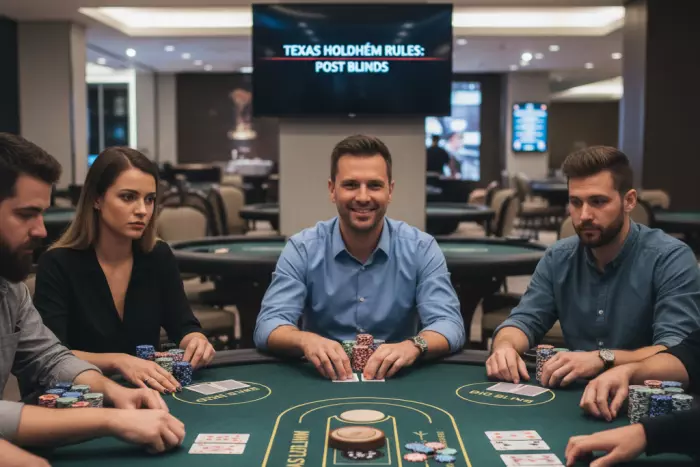 Texas Hold'em poker rules and gameplay steps
