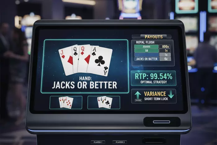 Jacks or Better video poker RTP odds strategy