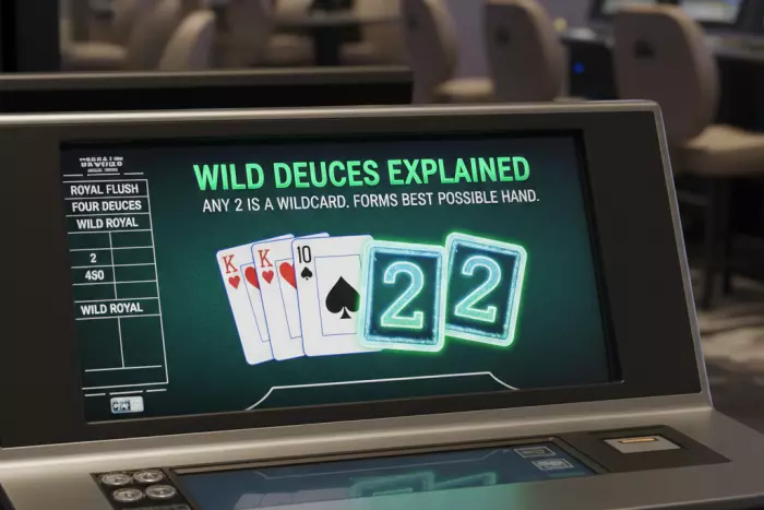 Deuces Wild video poker rules and gameplay