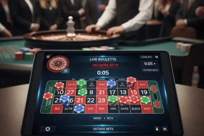 Live roulette betting guide: common wager types