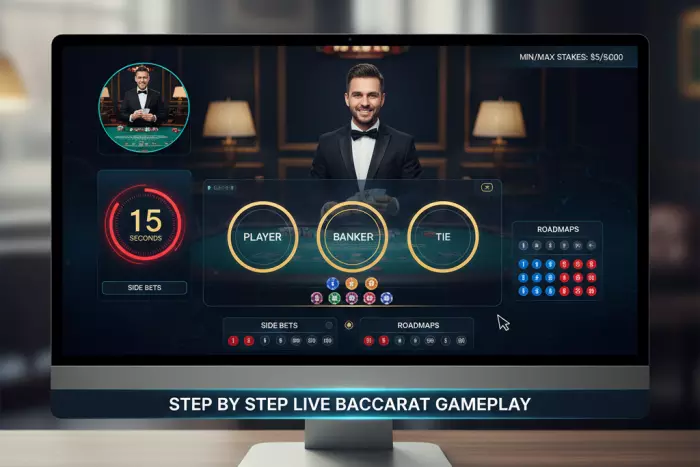 Live baccarat rules, bets, gameplay guide