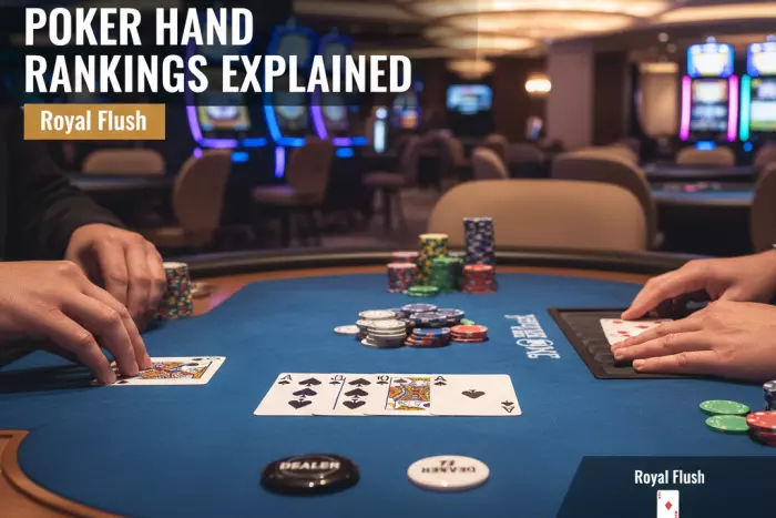 Live poker hand rankings rules and gameplay