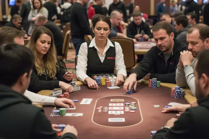 Live poker betting rules and gameplay