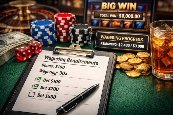 Online casino wagering requirements withdrawal rules