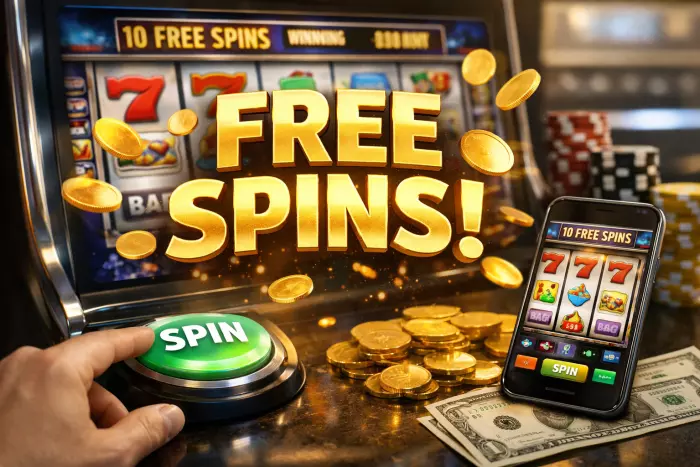Online casino free spins promotion explanation