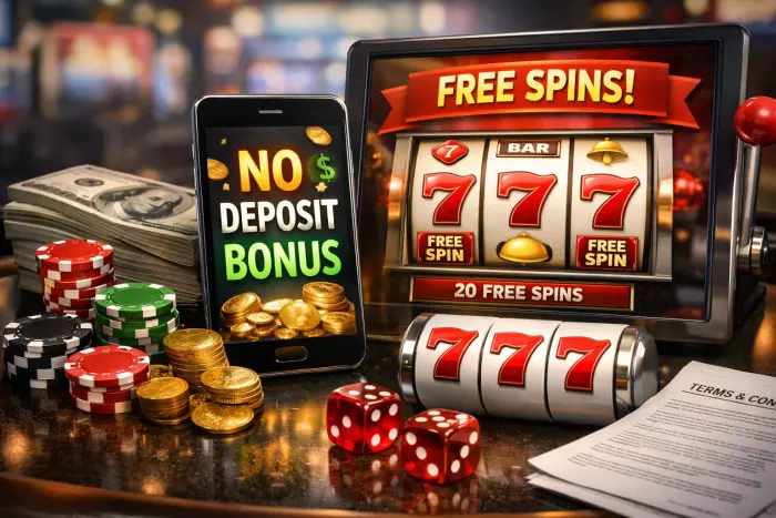 No deposit casino bonus types explained