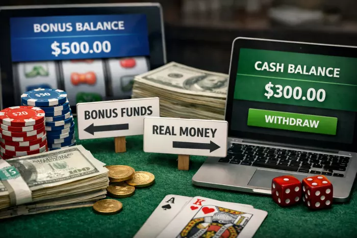 Non-sticky casino bonus withdrawal rules explained