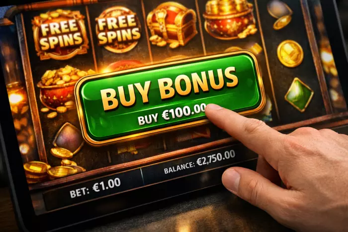 Slot bonus buy feature free spins purchase