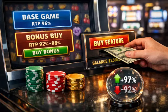 Slot bonus buy feature RTP explained
