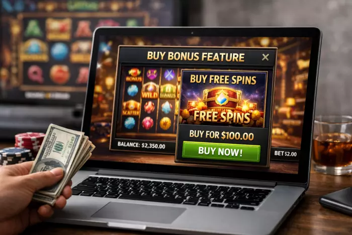 Bonus buy feature in online slot games