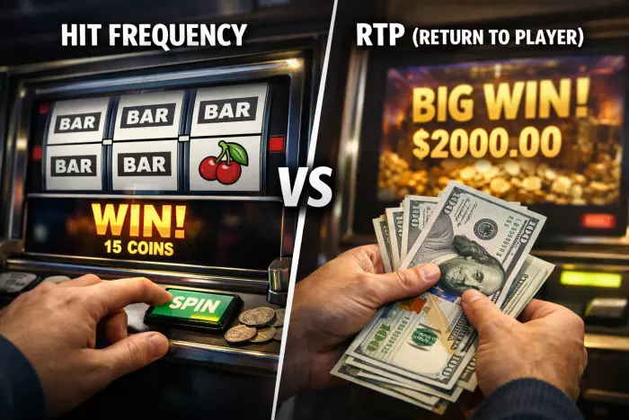 Slot hit frequency vs RTP explained