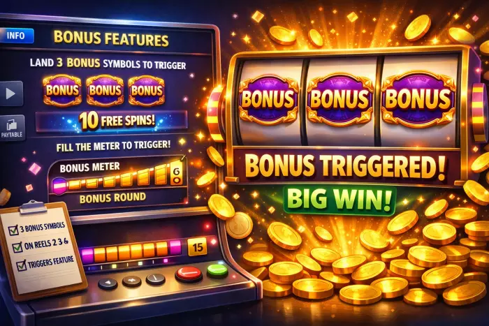 How slot bonus rounds are triggered